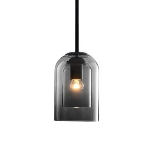 Pulvel Veraglow Glass Pendant Light Smokey Gray