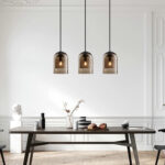VeraGlow Glass Pendant Light - Ambre