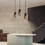 VeraGlow Glass Pendant Light - Ambre