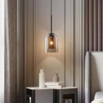 VeraGlow Glass Pendant Light - Ambre