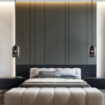 VeraGlow Glass Pendant Light - Smokey Gray