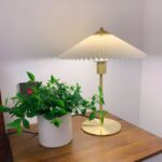 Arclume Mid-Century Pleated Table Lamp