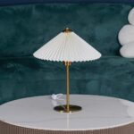 Arclume Mid-Century Pleated Table Lamp