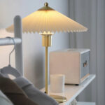 Arclume Mid-Century Pleated Table Lamp