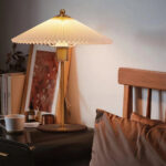 Arclume Mid-Century Pleated Table Lamp