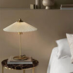 Arclume Mid-Century Pleated Table Lamp