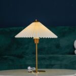 Arclume Mid-Century Pleated Table Lamp