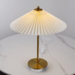 Arclume Mid-Century Pleated Table Lamp