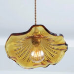 Auralis Stylish Flower Pendant Light - Ambre