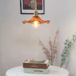 Auralis Stylish Flower Pendant Light - Ambre