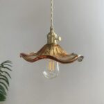 Auralis Stylish Flower Pendant Light - Ambre