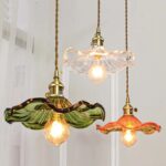 Auralis Stylish Flower Pendant Light - Ambre