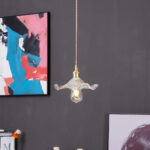 Auralis Stylish Flower Pendant Light - Ambre
