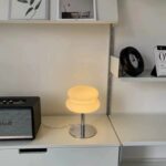 IronGlow Cream Table Lamp