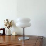 IronGlow Cream Table Lamp