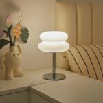 IronGlow Cream Table Lamp