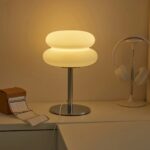 IronGlow Cream Table Lamp