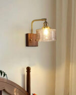 Lumen Rustic Glass Wall Lamp - Clear