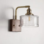 Lumen Rustic Glass Wall Lamp - Clear