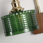 Lumen Rustic Glass Wall Lamp - Green