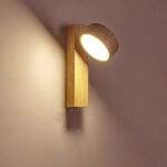 Lumora Natural Stone Wall Light - Walnut