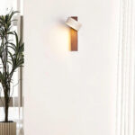 Lumora Natural Stone Wall Light - Walnut