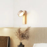 Lumora Natural Stone Wall Light - Walnut