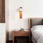 Lumora Natural Stone Wall Light - Walnut