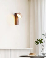 Lumora Natural Stone Wall Light - Walnut