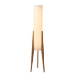 OakGlow Art Wood Floor Lamp