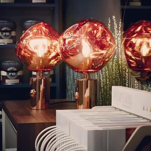Pulvel Caldera Sculptural Lava Table Lamp