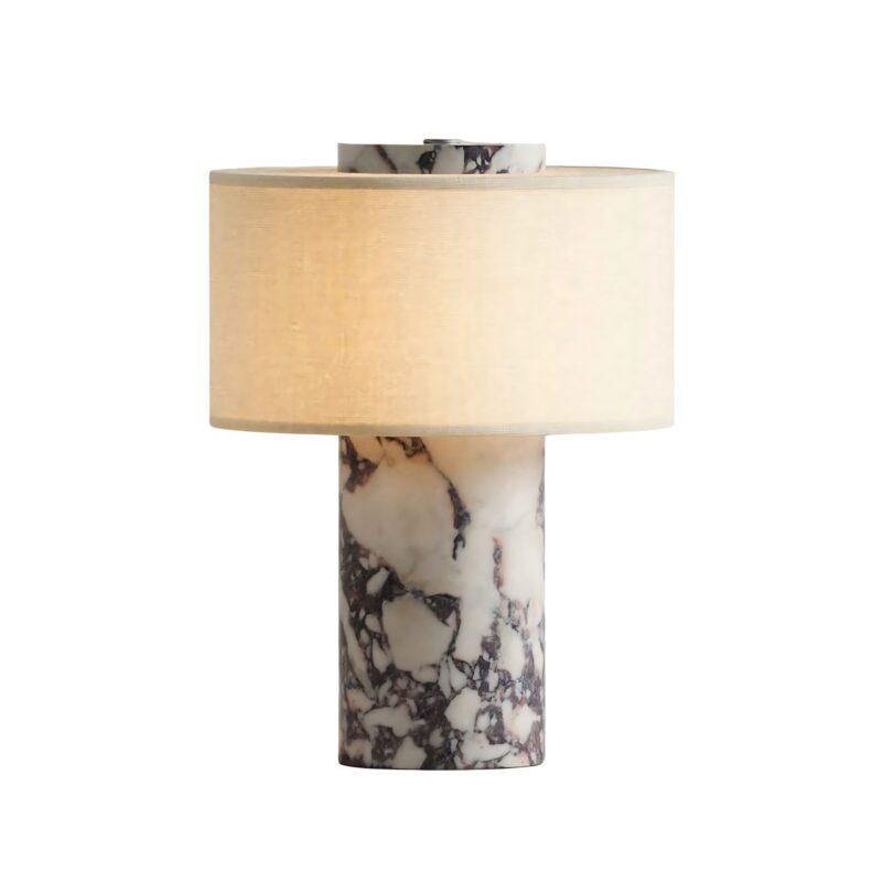 Pulvel Elora Cordless Marble Table Lamp - Purple Pulvel Elora Cordless Marble Table Lamp - Purple