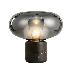 Pulvel Morana Smoked Glass Table Lamp